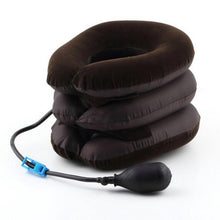 Load image into Gallery viewer, Hot Drop Ship Inflatable Air Neck Traction Device Soft Neck Cervical Collar Pillow Pain Stress Relief Neck Stretcher US Stock